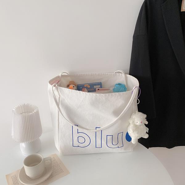 Jumbo Canvas Alphabet Tote