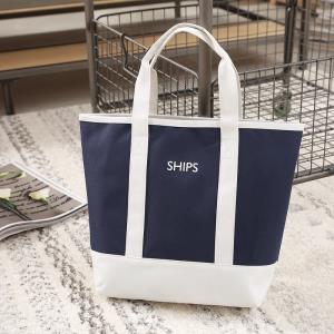 White Canvas Casual Shopping Bucket Bag