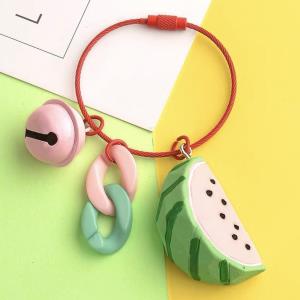 Cartoon Fruit Chain Keyring