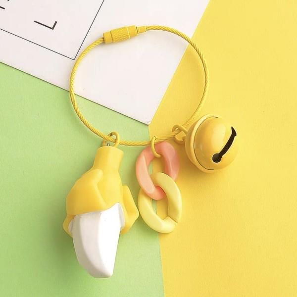 Cartoon Fruit Chain Keyring