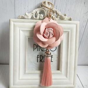 Flower Fruit Bow Knot Keyring Bag Decoration