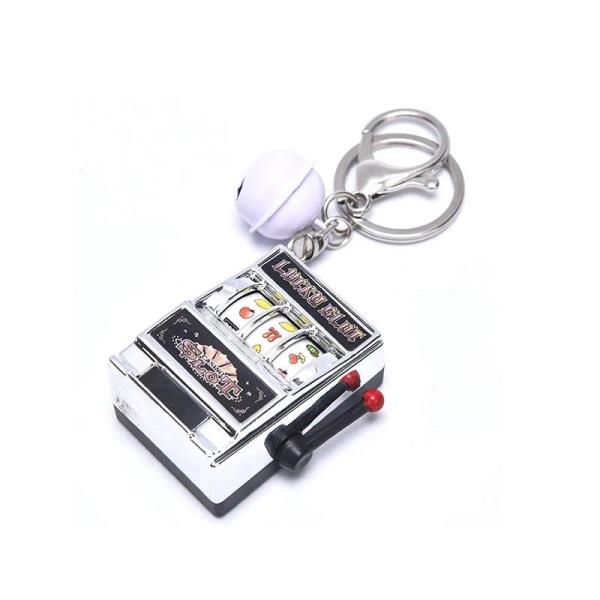 Fun Toy Fruit Slot Machine Key Chain