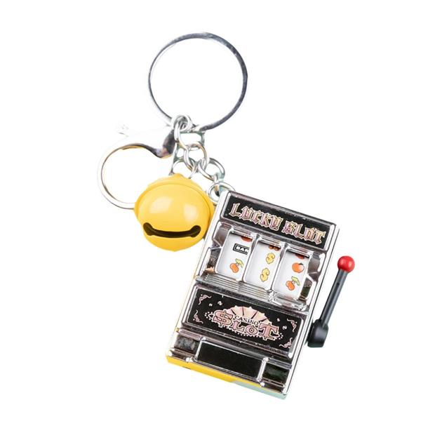 Fun Toy Fruit Slot Machine Key Chain