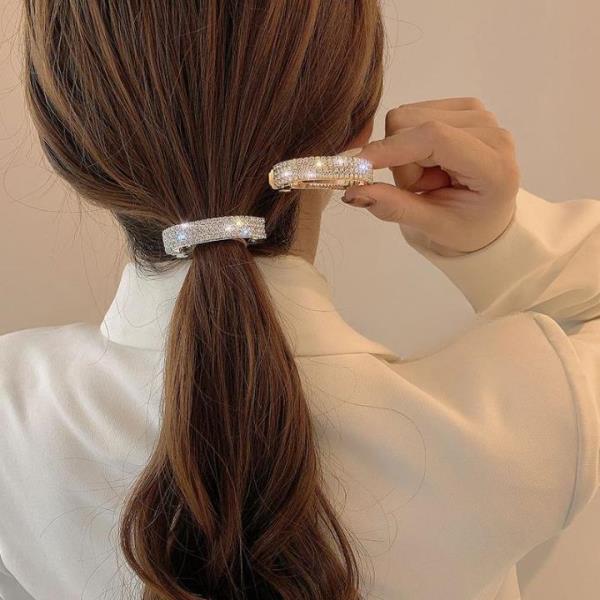 Crystal Ponytail Hair Holder Pin