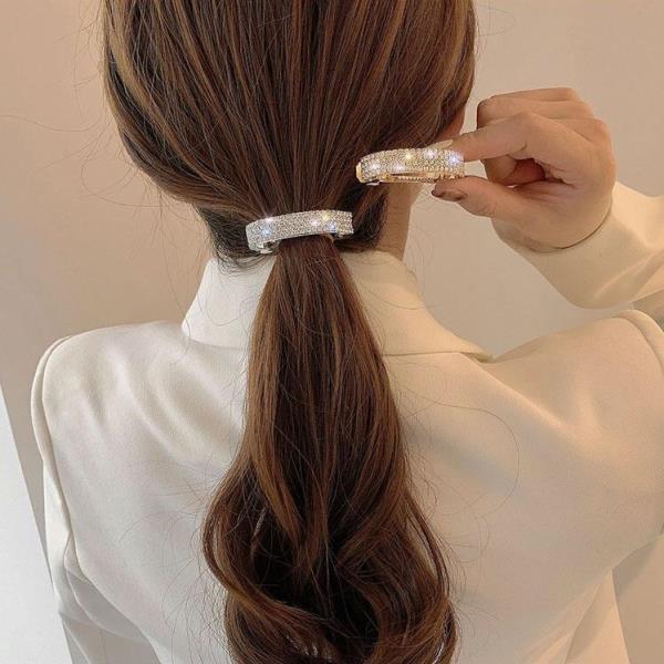 Crystal Ponytail Hair Holder Pin