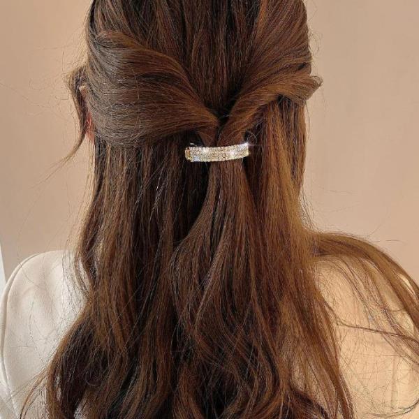 Crystal Ponytail Hair Holder Pin