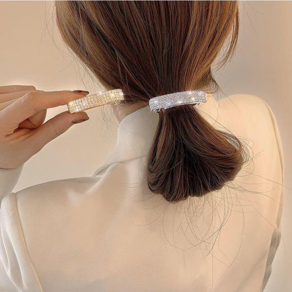 Crystal Ponytail Hair Holder Pin