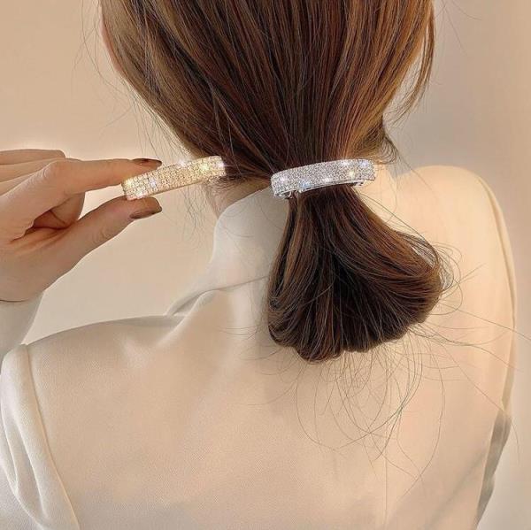 Crystal Ponytail Hair Holder Pin