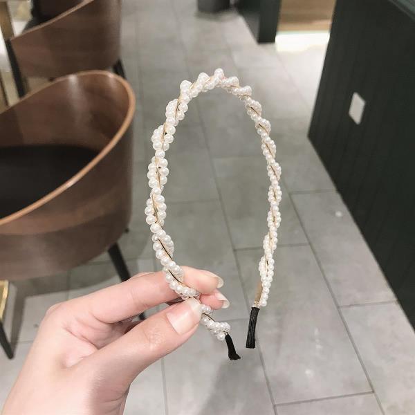 White Pearl Hair Headband