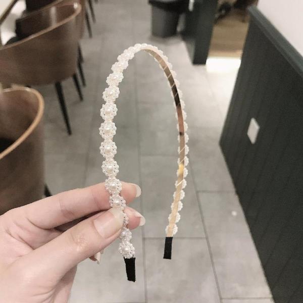 White Pearl Hair Headband