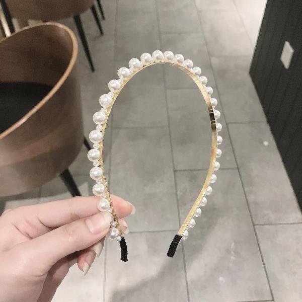 White Pearl Hair Headband