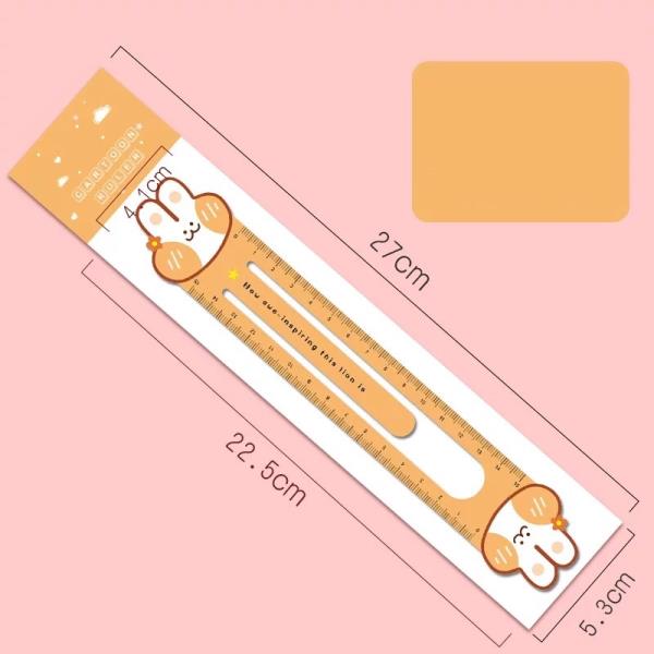 2 In 1 Cartoon Magnet Bookmark Ruler