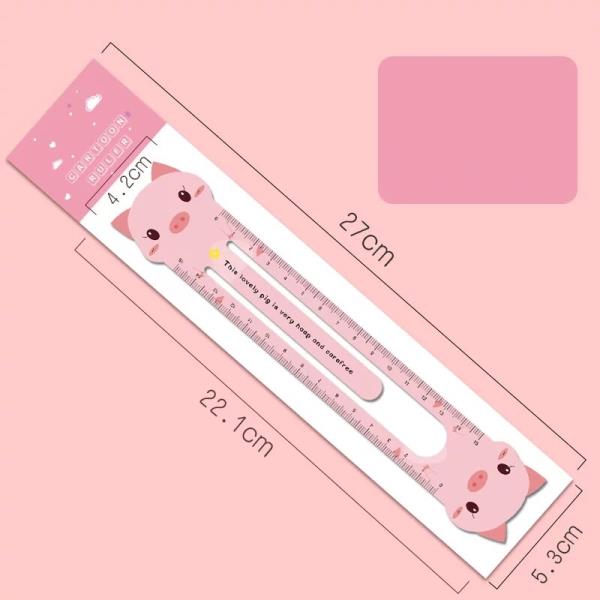 2 In 1 Cartoon Magnet Bookmark Ruler