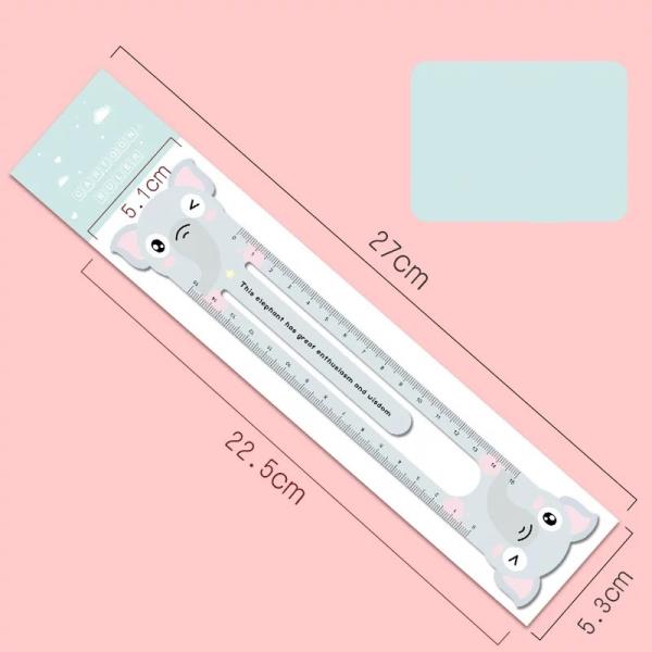 2 In 1 Cartoon Magnet Bookmark Ruler