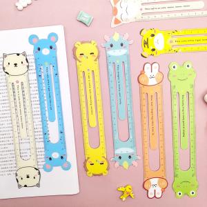 4 Cartoon Soft Magnet Bookmark Measuring Rulers