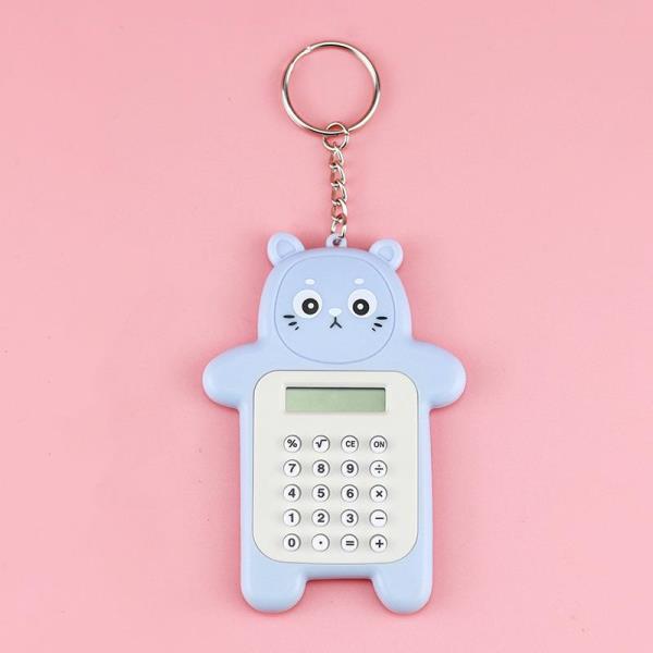 Cartoon 8 Digit Calculator Keyring