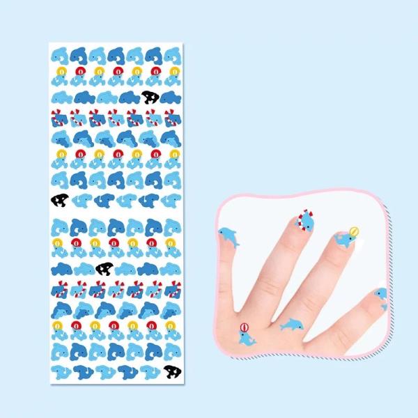 Kids Waterproof Nail Decal Transfer Stickers