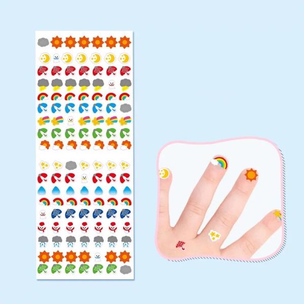 Kids Waterproof Nail Decal Transfer Stickers