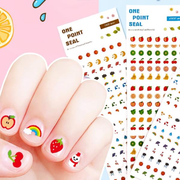 Kids Waterproof Nail Decal Transfer Stickers