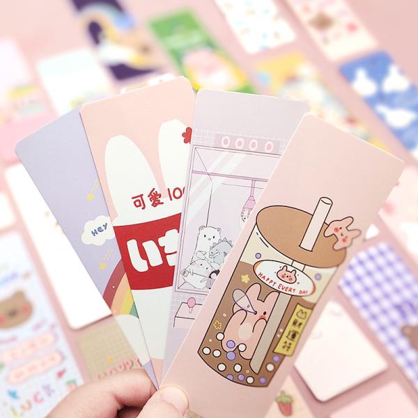 Cartoon Patterned Kids Bookmarks