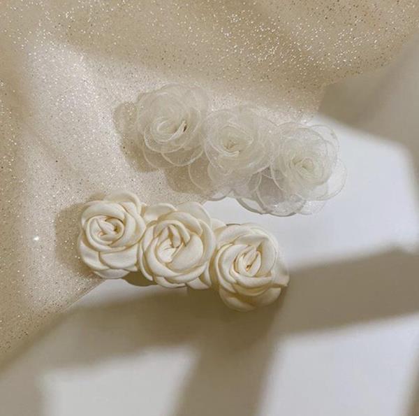 Camellia Lace Flower Hair Pin