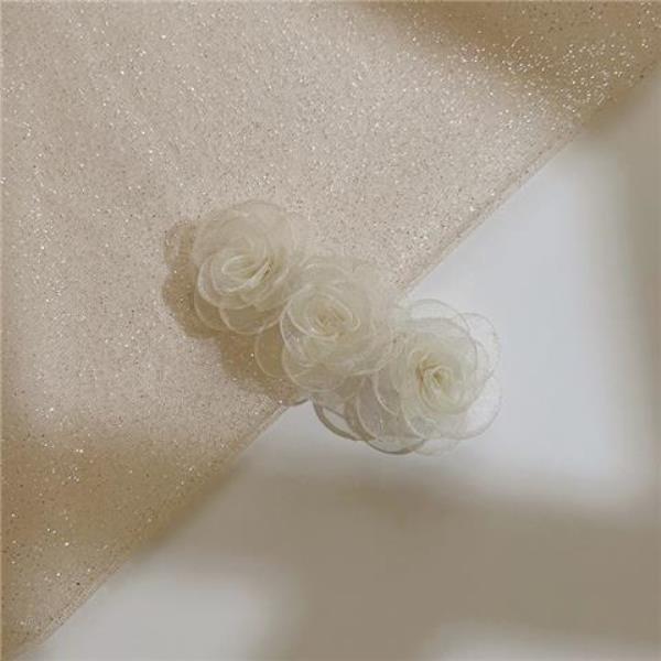 Camellia Lace Flower Hair Pin