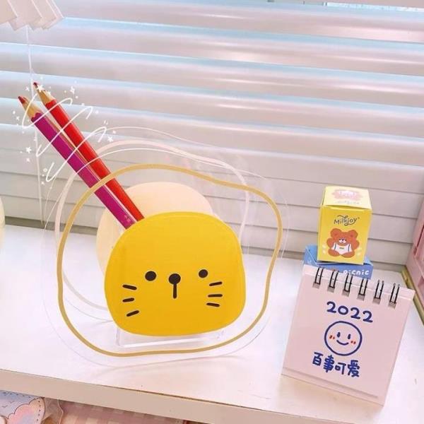 Cartoon Acrylic Accessories Pen Holder