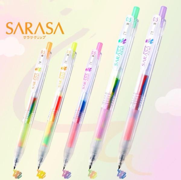 Zebra Rainbow Gradient Multicolour Pen