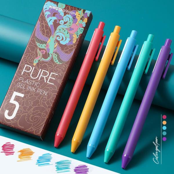 5 Pure Ink Highlight Colour Pens