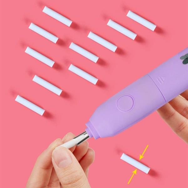 Cartoon Electric Eraser Pen With 10 Refills