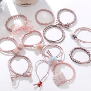 Cute Woven Thread Flower Hair Tie