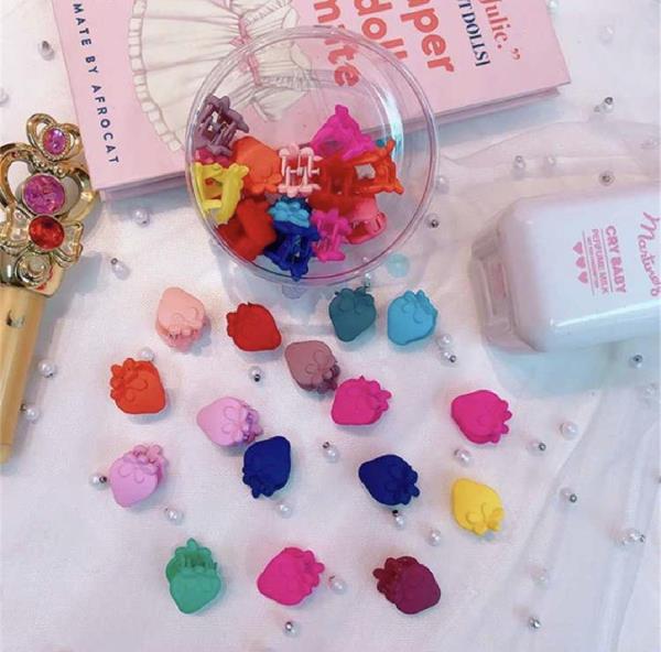 10 Mix Multicolour Mini Hair Pins