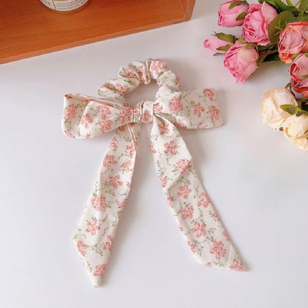 Fairy Chiffon Bow Scrunchies Hair Tie