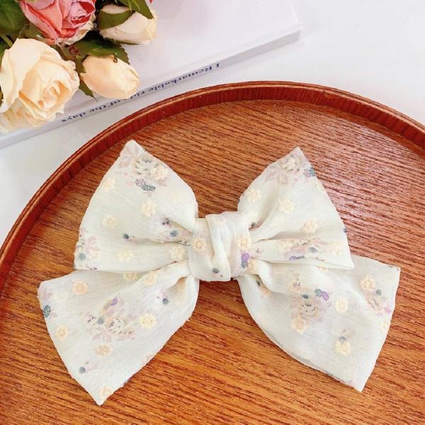 Fairy Chiffon Bow Scrunchies Hair Tie