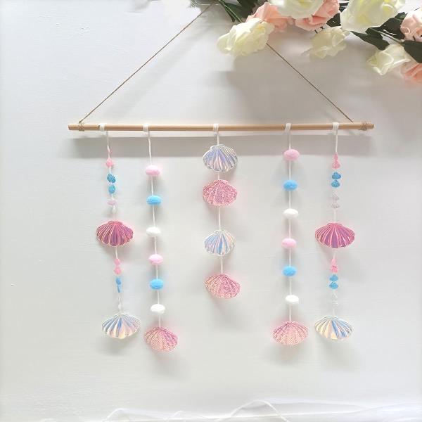 Pom Pom Shell Star Hanging Tassel Wall Decoration