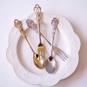 Hollow Crown Spoon Fork Set