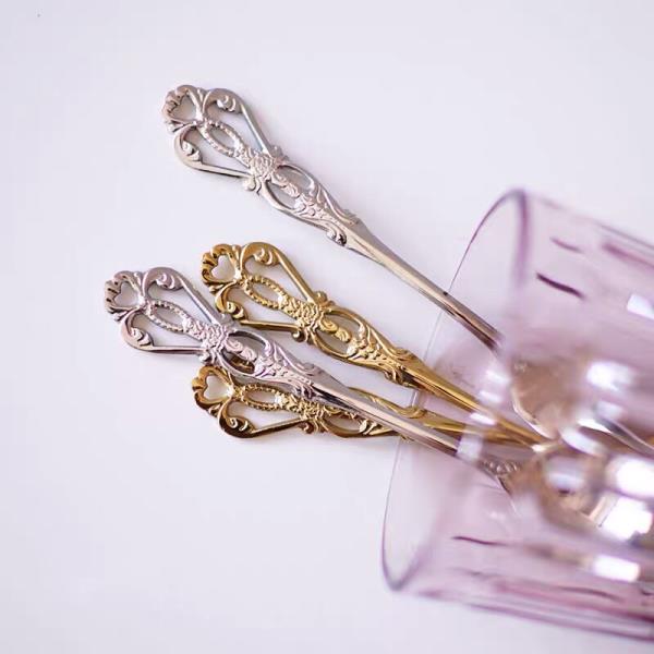 Retro Hollow Spoon Fork Set