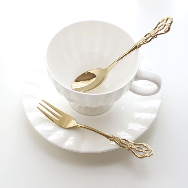 Retro Hollow Spoon Fork Set