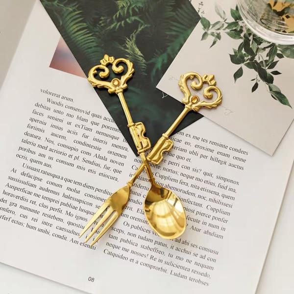 Hollow Crown Spoon Fork Set