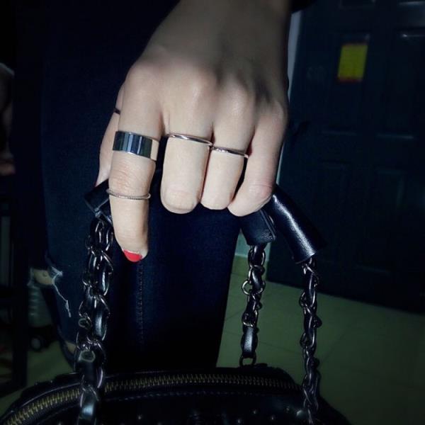 10 Pcs Pinkie Finger Knuckle Ring Set