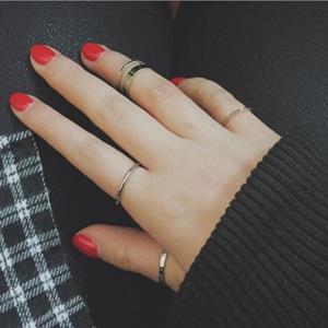 10 Pcs Pinkie Finger Knuckle Ring Set