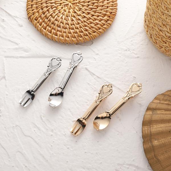 2 Creative Spoon Fork Hair Pins