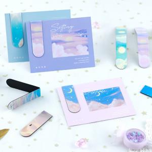 6 Pcs Transparent Sky Bookmarks