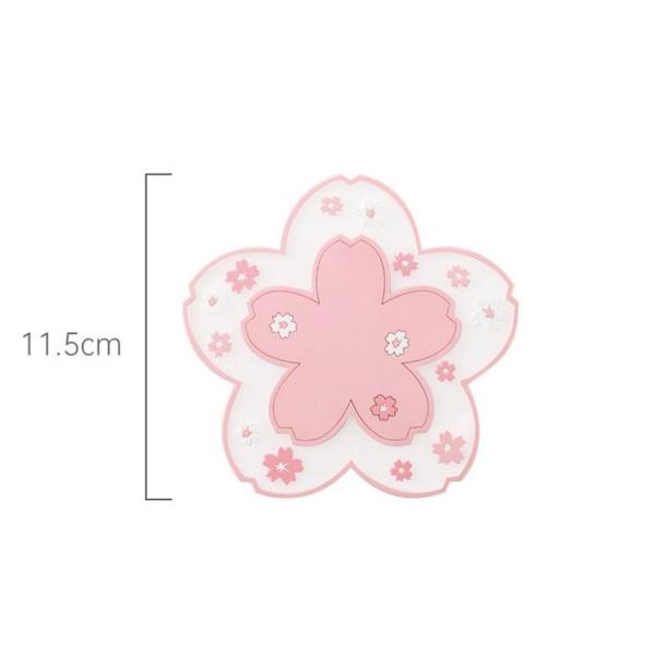 Cherry Blossom Flower PVC Small Coaster