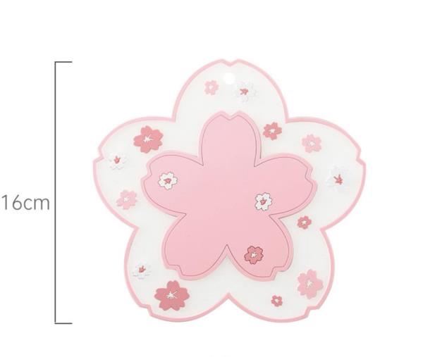 Cherry Blossom PVC Medium Pot Placemat