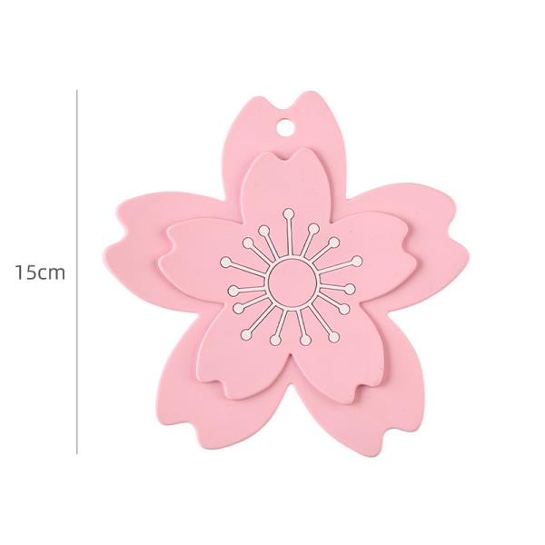 Cherry Blossom PVC Medium Pot Placemat