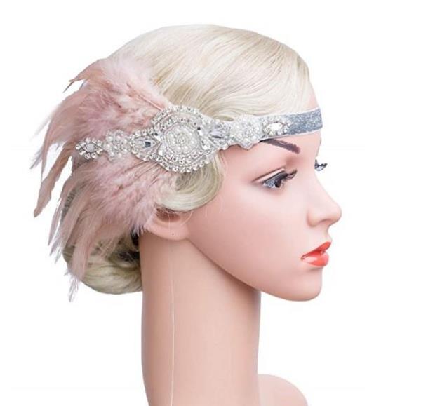 Shining Feather Full Crystal Headband