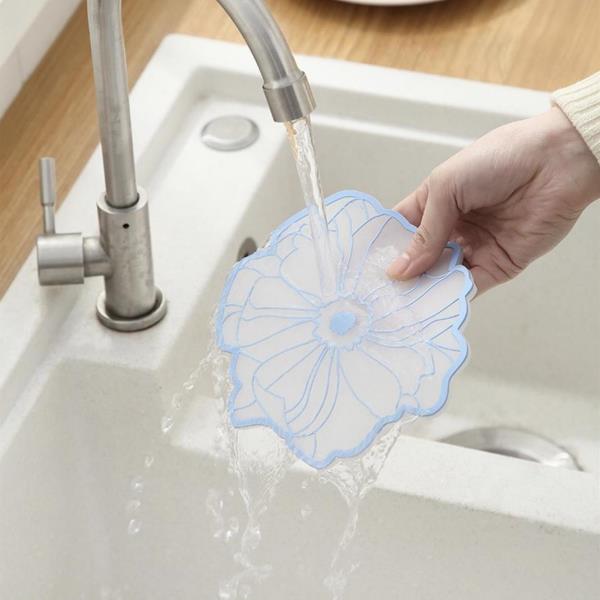 Thick Flower Silicone Drinking Cup Coaster