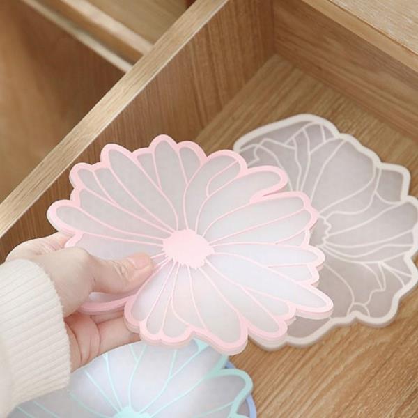 Thick Flower Silicone Drinking Cup Coaster