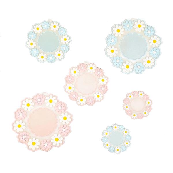 Daisy Flower Silicone Coaster Small Cup Mat